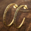 18K Diamond Hoop Earrings - E-223-Alex Sepkus-Renee Taylor Gallery