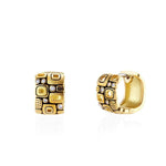 18K Little Windows Diamond Huggie Earrings - E-83-Alex Sepkus-Renee Taylor Gallery