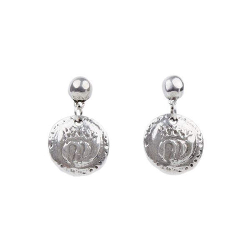 Sterling Silver Plated Earrings - E0002 MET00-CXC-Renee Taylor Gallery