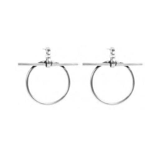 Sterling Silver Plated Earrings - E0034 MET00-CXC-Renee Taylor Gallery