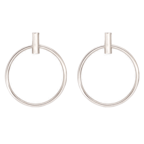 Sterling Silver Plated Earrings - E0042 MET00-CXC-Renee Taylor Gallery