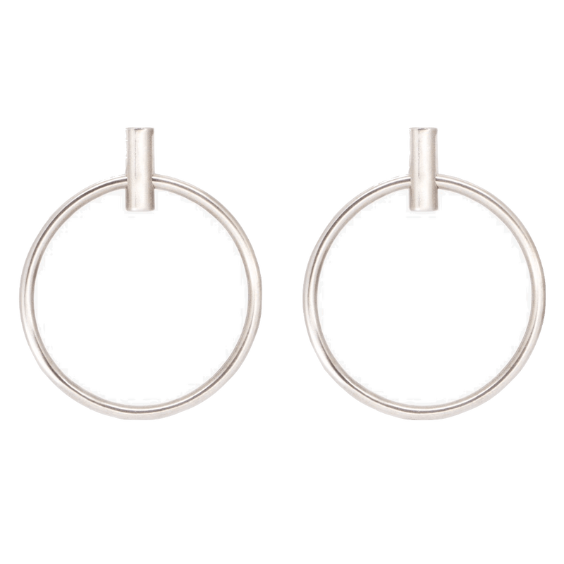 Sterling Silver Plated Earrings - E0042 MET00-CXC-Renee Taylor Gallery