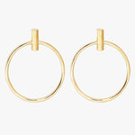 Gold Plated Earrings - E0042 ORO00-CXC-Renee Taylor Gallery