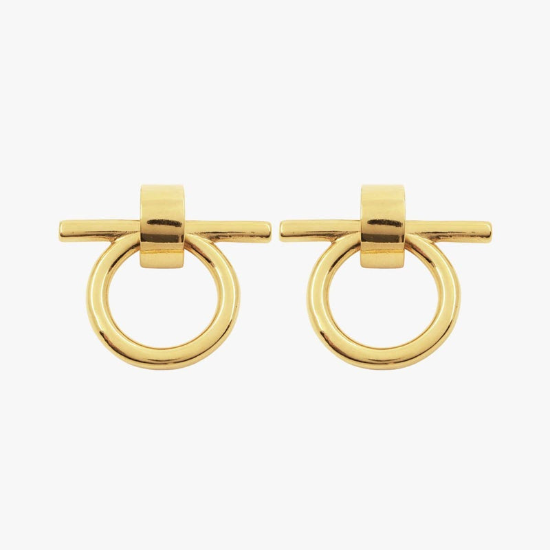 Gold Plated Earrings - E0047 ORO00-CXC-Renee Taylor Gallery