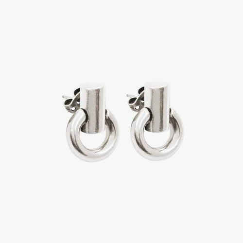 Sterling Silver Plated Earrings - E0048 MET00-CXC-Renee Taylor Gallery