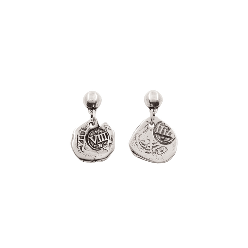 Sterling Silver Plated Earrings - E0052 MET00-CXC-Renee Taylor Gallery