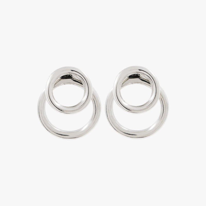 Sterling Silver Plated Earrings - E0058MET-CXC-Renee Taylor Gallery