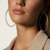 Classic Chain Silver Extra-Large Hoop Earrings - EB90375-John Hardy-Renee Taylor Gallery