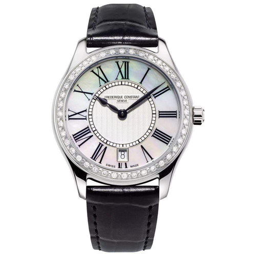 Classics Ladies Quartz - Black-Frederique Constant-Renee Taylor Gallery