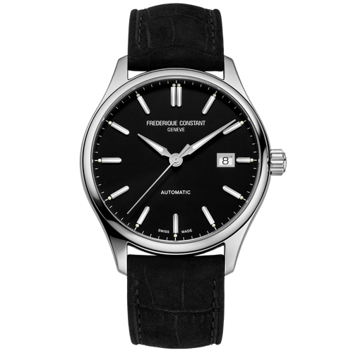 Classics Index Watch - Black-Frederique Constant-Renee Taylor Gallery