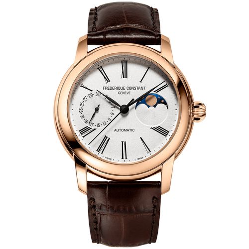 Classic Moonphase Watch - Brown-Frederique Constant-Renee Taylor Gallery