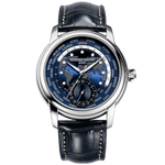 Classic World Timer Automatic Watch - Blue-Frederique Constant-Renee Taylor Gallery