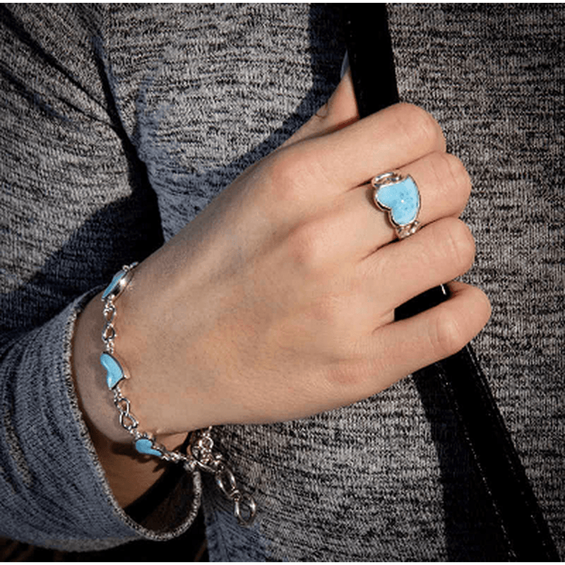 Floating Heart Bracelet Bfloa00 00 Marahlago Larimar
