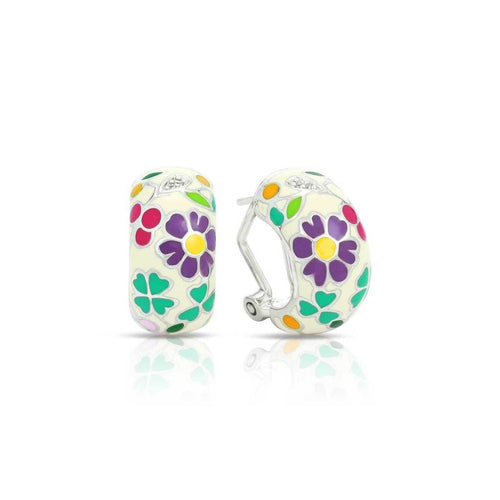 Flower Garden Ivory Earrings-Belle Etoile-Renee Taylor Gallery