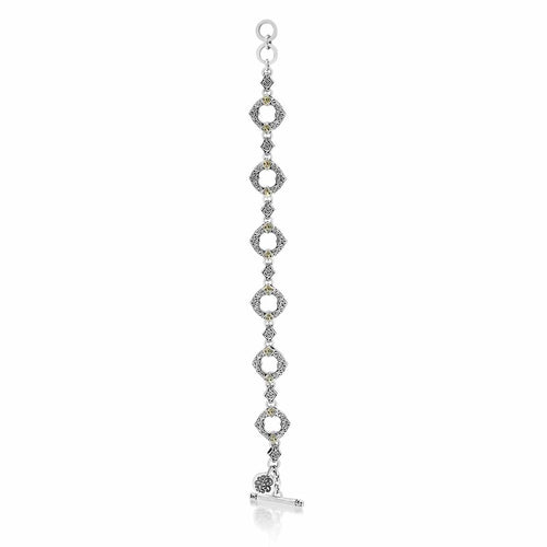 18K Yellow Gold Sterling Silver Bracelet - GBU6582-00Y46-Lois Hill-Renee Taylor Gallery