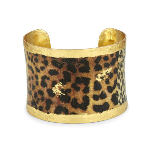 Stockholm Enamel Cuff Bracelet, Gold Leaf, by Evocateurr