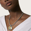 Palu Dot Hammered Enhancer - HZ30071-John Hardy-Renee Taylor Gallery