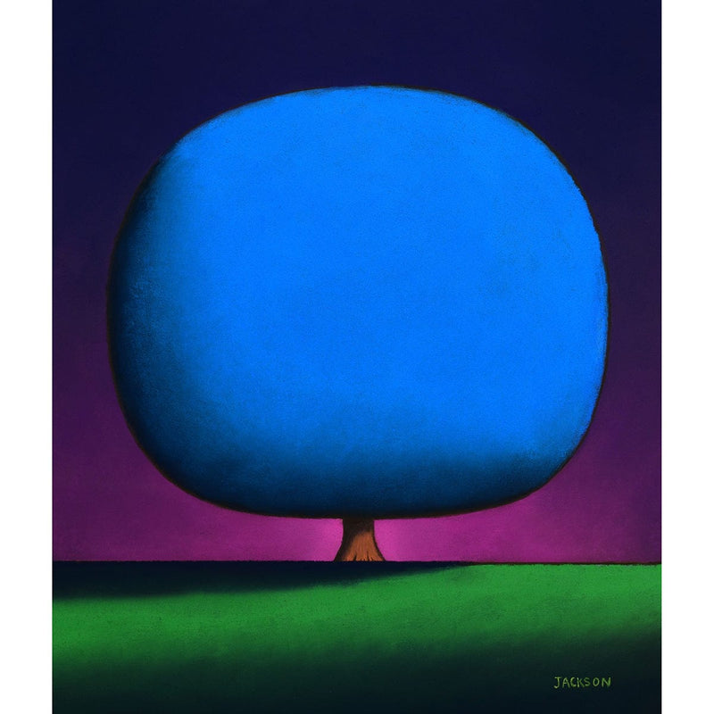 "Happy Blue Tree"-Christopher Jackson-Renee Taylor Gallery