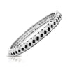 Harlequin Sterling Silver Black & White Bangle-Belle Etoile-Renee Taylor Gallery