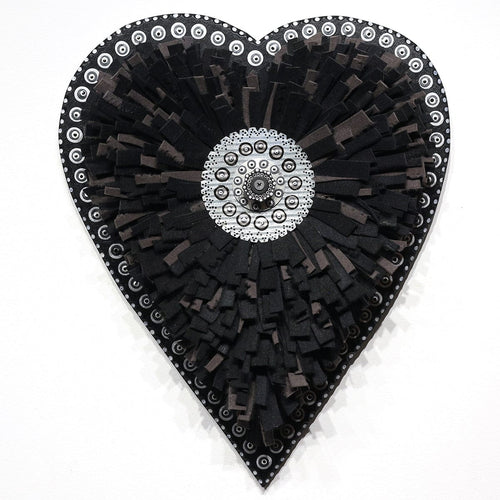 "HeartFelt" - Black Heart-Brad & Sundie Ruppert-Renee Taylor Gallery