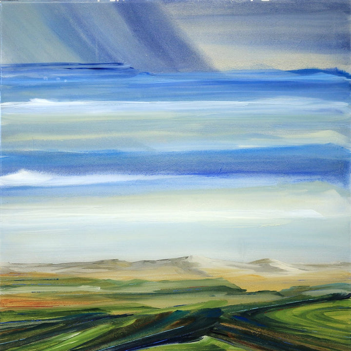 "Inclined to Wander 2" 20x20-Cheryl Martin-Renee Taylor Gallery