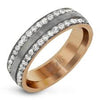 White & Rose 18K Gold Men's Band - LL134-Simon G.-Renee Taylor Gallery