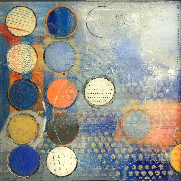"Layers of Time I" 12x12-Cheryl Martin-Renee Taylor Gallery