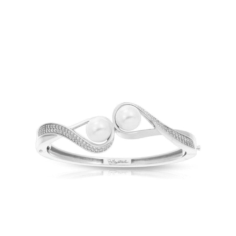 Liliana White Bangle-Belle Etoile-Renee Taylor Gallery