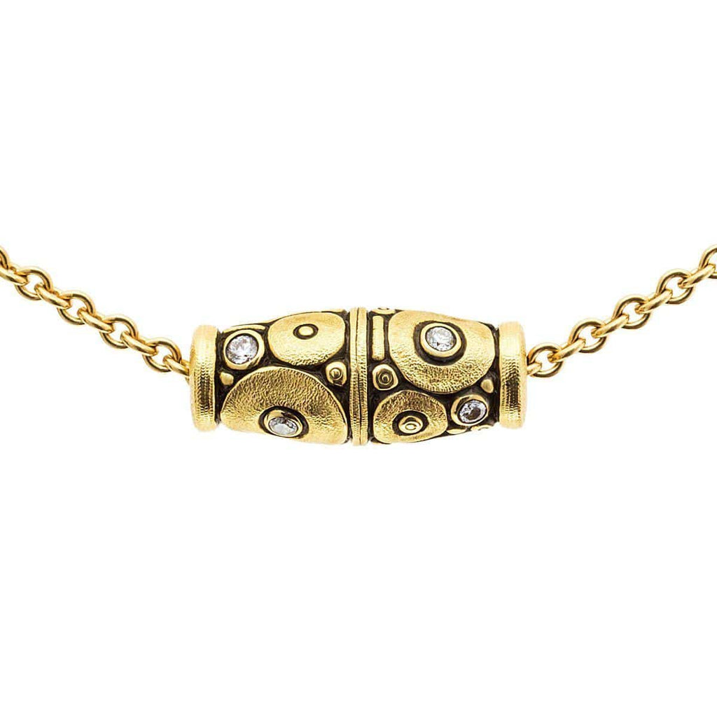 18K Orchard Diamond Pendant & Chain - M-107D-Alex Sepkus-Renee Taylor Gallery