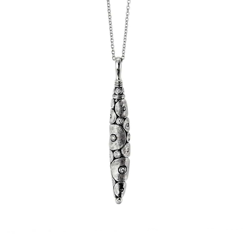 Platinum Shark Diamond Pendant & Chain - M-88PD-Alex Sepkus-Renee Taylor Gallery