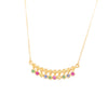 14K Gold & Sapphire Necklace - M7337
