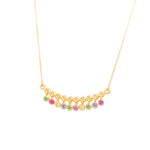 Marika Sapphire & 14k Gold Necklace - M7337