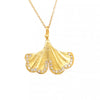 Marika 14k Gold & Diamond Gingko Leaf Necklace