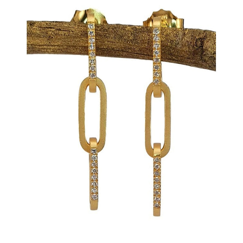 Marika 14k Gold & Diamond Earrings - M8233A-Marika-Renee Taylor Gallery