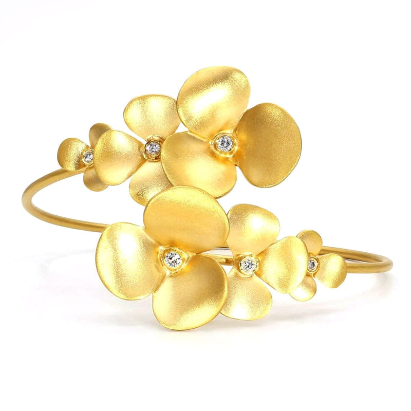 Marika 14k Gold & Diamond Cuff - MA4960-Marika-Renee Taylor Gallery