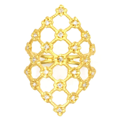 14K Gold & Diamond Ring - M5434-Marika-Renee Taylor Gallery