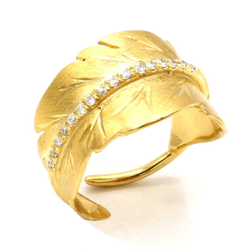 Marika Diamond & 14k Gold Ring - MA6252-Marika-Renee Taylor Gallery