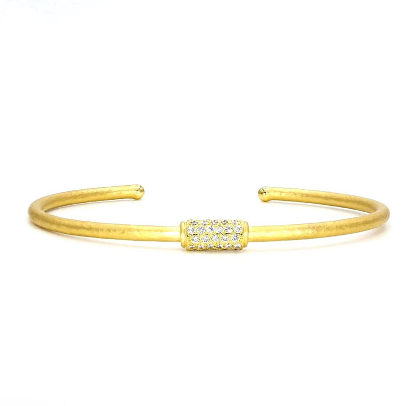 Marika 14k Gold & Diamond Cuff - M6549-Marika-Renee Taylor Gallery