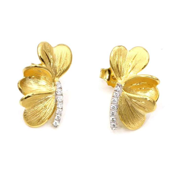 14K Gold & Diamond Earrings - M7202-Marika-Renee Taylor Gallery