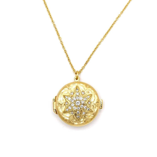 14K Gold & Diamond Necklace - M7324-Marika-Renee Taylor Gallery