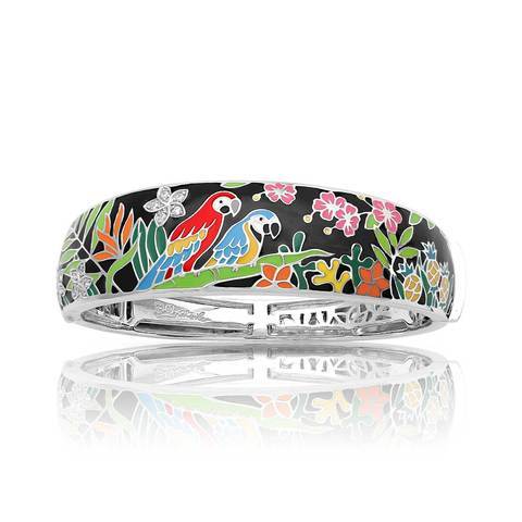 Macaw Black Bangle-Belle Etoile-Renee Taylor Gallery