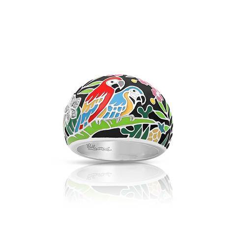 Macaw Black Ring-Belle Etoile-Renee Taylor Gallery
