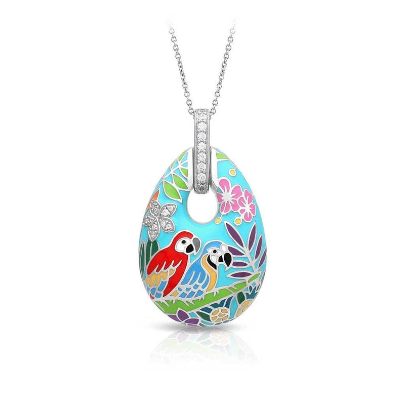 Macaw Blue Pendant-Belle Etoile-Renee Taylor Gallery