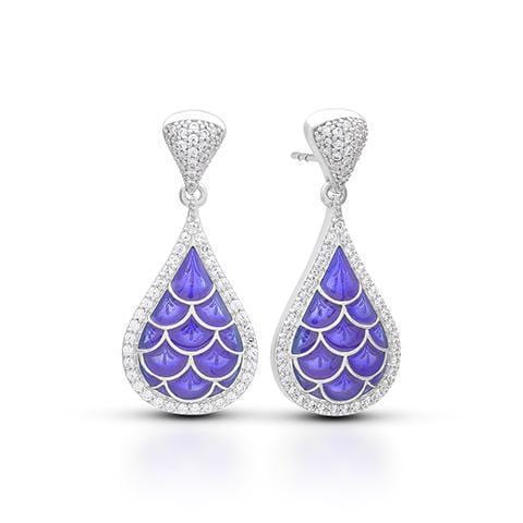 Marina Purple Earrings-Belle Etoile-Renee Taylor Gallery