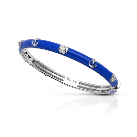 Maritime Blue Bangle-Belle Etoile-Renee Taylor Gallery