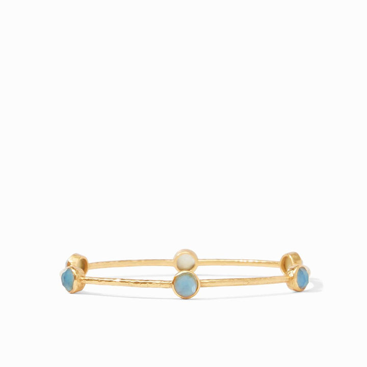 Milano Luxe Bangle - Iridescent Azure Blue-Julie Vos-Renee Taylor Gallery