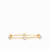 Milano Luxe Iridescent Chalcedony Blue Bangle - BG047GIICA-Julie Vos-Renee Taylor Gallery