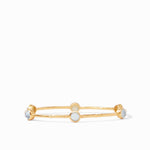 Milano Luxe Iridescent Chalcedony Blue Bangle - BG047GIICA-Julie Vos-Renee Taylor Gallery