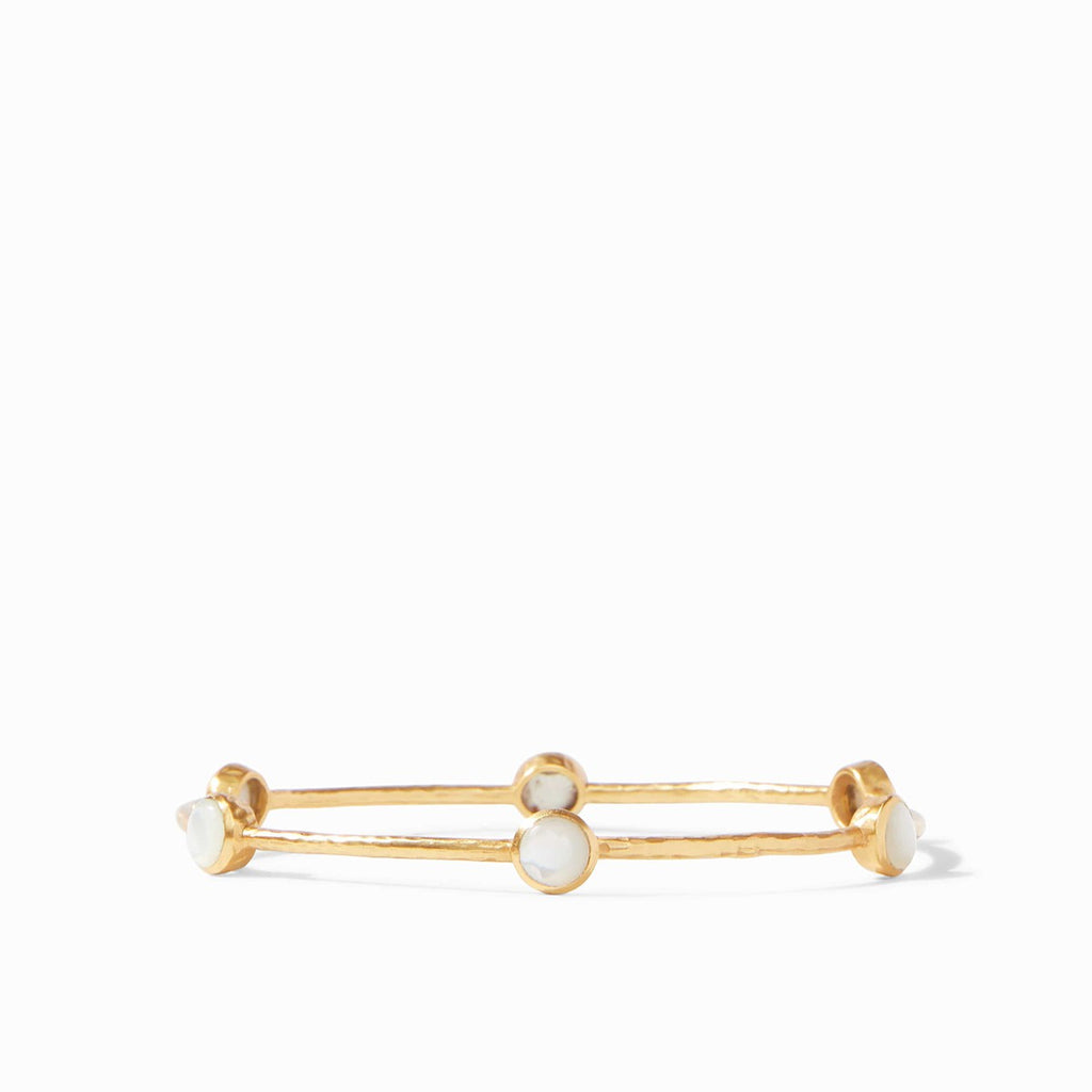 Milano Mother of Pearl Bangle - BG047GMPL-Julie Vos-Renee Taylor Gallery