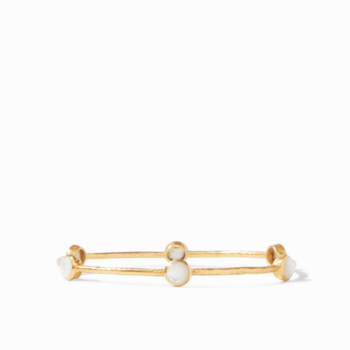 Milano Mother of Pearl Bangle - BG047GMPL-Julie Vos-Renee Taylor Gallery